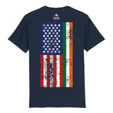 Flag Mash Up Navy T-Shirt
