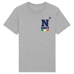 Navy Team Logo Grey T-Shirt