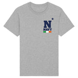 Navy Team Logo Grey T-Shirt