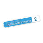 Notre Dame Street Sign Magnet