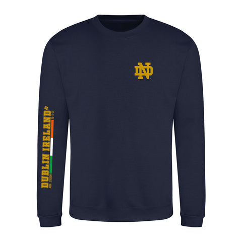 Notre Dame Team ND Navy Sweatshirt